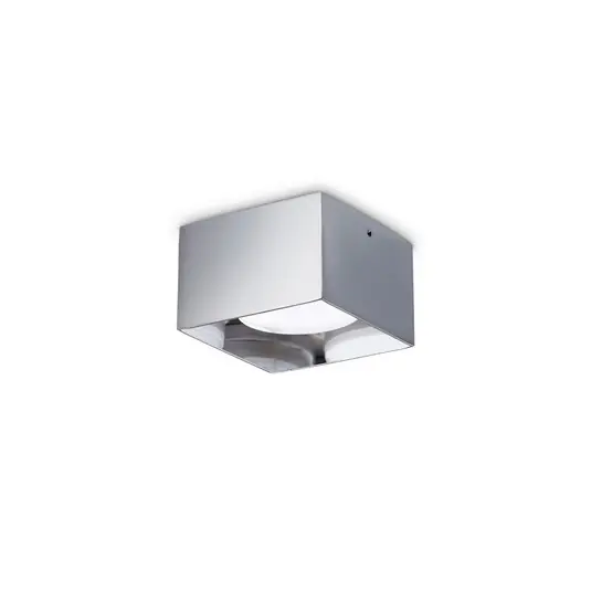 Nakupujte Hned Ideal Lux stropní svítidlo Spike Square, barva chrom, hliník, 10x10 cm