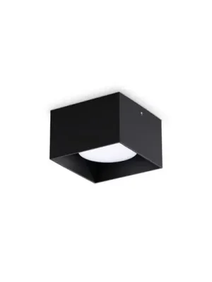 Ideal Lux downlight Spike Square, černý, hliník, 10 x 10 cm Pouze Dnes