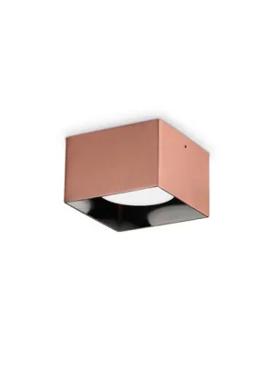 Ideal Lux stropní svítidlo Spike Square, měděná barva, hliník, 10 cm Nejlepší Cena