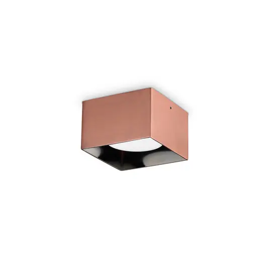 Ideal Lux stropní svítidlo Spike Square, měděná barva, hliník, 10 cm Nejlepší Cena