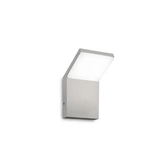 Vysoce Kvalitní Ideal Lux LED venkovní nástěnné svítidlo Styl šedý hliník, 3 000 K