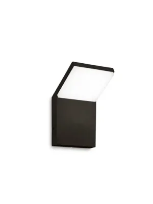 Venkovní nástěnné svítidlo LED Ideal Lux Style, černé, hliník, 3 000 K Bezpečná Platba