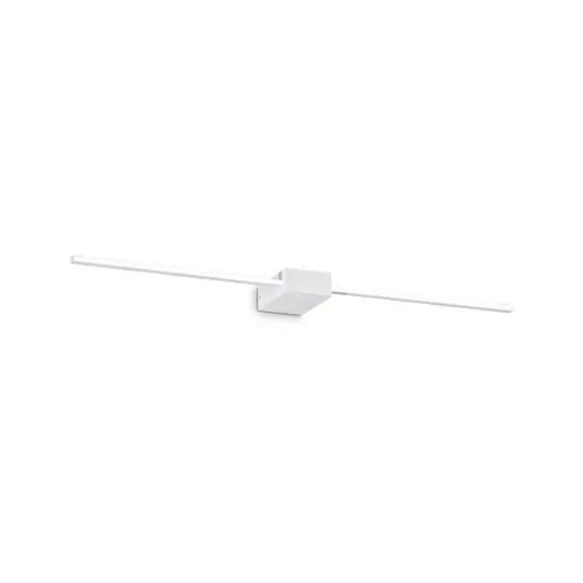 Dokud Zásoby Vydrží Ideal Lux LED nástěnné svítidlo Theo, bílé, šířka 75 cm hliník