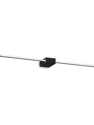 Ideal Lux LED nástěnné svítidlo Theo černé, šířka 75 cm hliník Poslední Šance