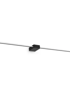 Koupit Online Ideal Lux LED nástěnné svítidlo Theo černé šířka 115 cm hliník