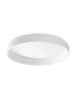 Kup Teď Ideal Lux LED stropní svítidlo Ziggy, bílé, Ø 80 cm, kovové