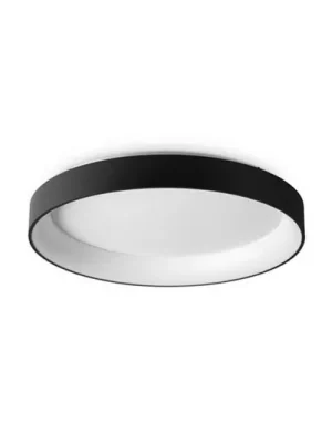 Nejprodávanější Ideal Lux LED stropní svítidlo Ziggy, černé, Ø 80 cm, kovové