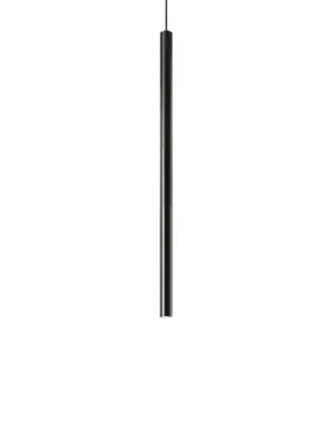 Super Cena Ideal Lux LED závěsné svítidlo Ultrathin Round 40 cm černé DALI