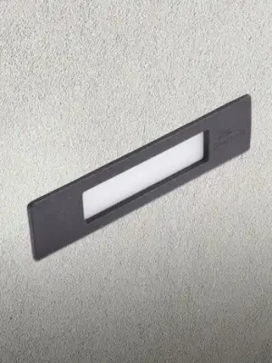 Zapuštěné svítidlo Nina IP55 černá/opál 19 cm R7S CCT ze syntetické Nejprodávanější