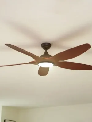 Stropní ventilátor Lucande Omendo s LED osvětlením, černý, DC, tichý, CCT Sezónní Sleva