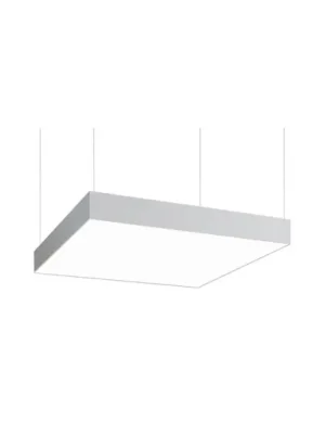 BRUMBERG LED závěsné svítidlo Biro Square on/off, stříbrná, 3 000K Tovární Cena