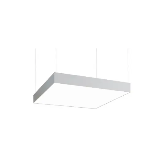 BRUMBERG LED závěsné svítidlo Biro Square on/off, stříbrná, 4 000K Akční Nabídka