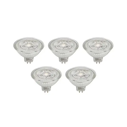 Prios LED reflektor GU5.3 4,3W 345lm 36° čirý 830 sada 5 ks Značkový