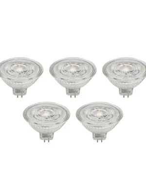 Výhodná Nabídka Prios LED reflektor GU5.3 4,9W 500lm 36° čirý 840 sada 5 ks