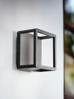 Koupit Online Venkovní nástěnné svítidlo Lucande Thorvid, výška 18 cm, černé