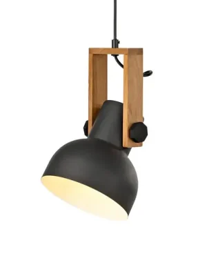 Pouze Dnes JUST LIGHT. Závěsné svítidlo Cup 2.0, Ø16 cm, 1 světlo, černé