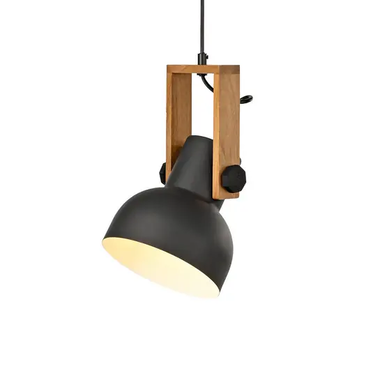 Pouze Dnes JUST LIGHT. Závěsné svítidlo Cup 2.0, Ø16 cm, 1 světlo, černé