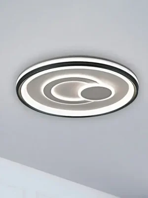 JUST LIGHT. Stropní LED svítidlo Minelli, Ø 50 cm, stmívatelné Autentický