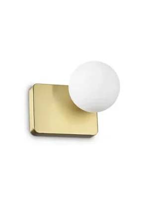 Nástěnné svítidlo Ideal Lux Penta, zlatá barva, opálové sklo, hliník Nízká Cena