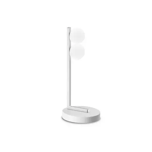 Ideal Lux LED stolní lampa Ping Pong bílá 2 světla sklo kov Nejlepší Volba