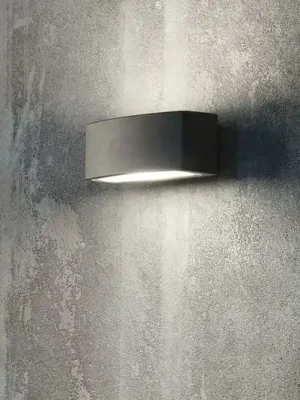Venkovní nástěnné svítidlo Ideal Lux Andromeda antracitový hliník 22 cm Novinka