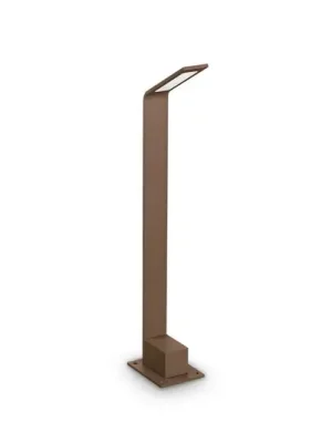 Speciální Cena Ideal Lux LED světlo na cestu Agos hnědé 3 000 K Výška 60 cm hliník