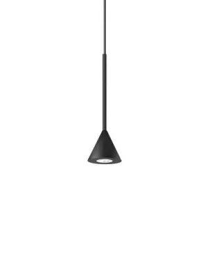 Ideal Lux Archimede Cono LED závěsné svítidlo, černá barva, kov Cenově Výhodný