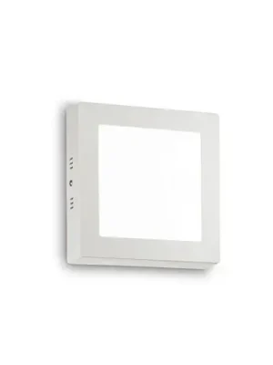 Ověřený Ideal Lux LED nástěnné svítidlo Universal, bílé, hliník, 17x17 cm