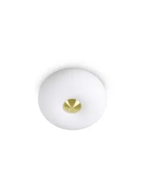 Ověřený Stropní svítidlo Ideal Lux Arizona, opálové sklo, Ø 30 cm