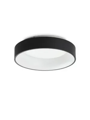 Ideal Lux LED stropní svítidlo Ziggy, černé, Ø 45 cm, kovové Speciální Cena