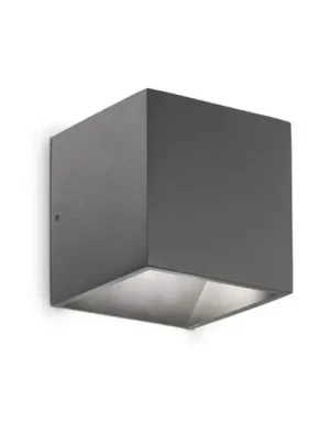 Ideal Lux venkovní nástěnné svítidlo Rubik antracitový hliník 10 cm 4 000 K Objednat Nyní