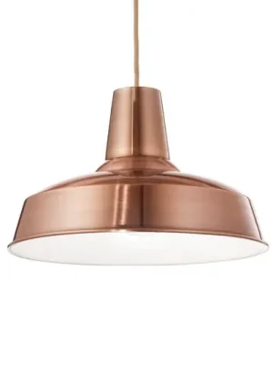 Závěsné svítidlo Ideal Lux Moby, měděná barva, kov, Ø 35 cm Nízká Cena