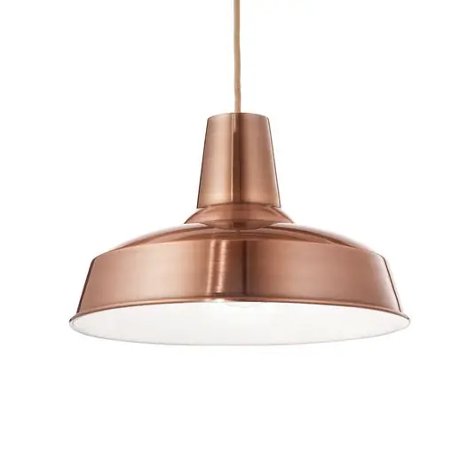Závěsné svítidlo Ideal Lux Moby, měděná barva, kov, Ø 35 cm Nízká Cena
