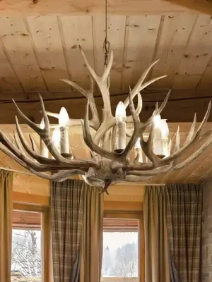 Lustr Ideal Lux Chalet, béžová barva, syntetická pryskyřice, osm Odeslání Ihned