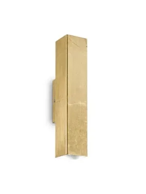 Víkendová Akce Nástěnné svítidlo Ideal Lux Nebeský kov zlaté barvy výška 30 cm nahoru/dolů