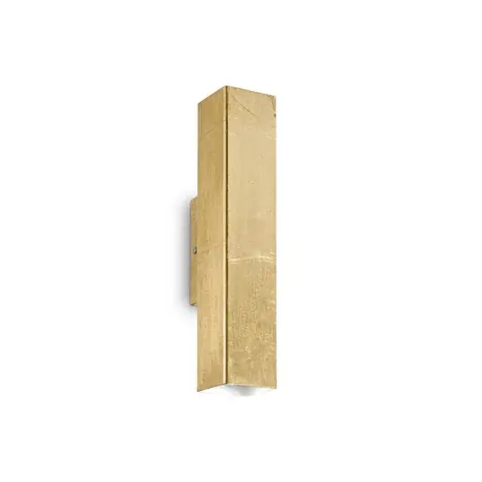 Víkendová Akce Nástěnné svítidlo Ideal Lux Nebeský kov zlaté barvy výška 30 cm nahoru/dolů
