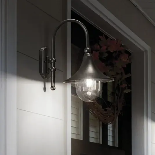 Venkovní nástěnné svítidlo Ideal Lux Cima, antracit, kov, výška 46 cm Cenově Výhodný