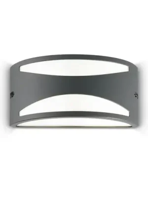 Přímo Od Výrobce Venkovní nástěnné svítidlo Ideal Lux Rex-3, antracit, hliník, šířka 25 cm