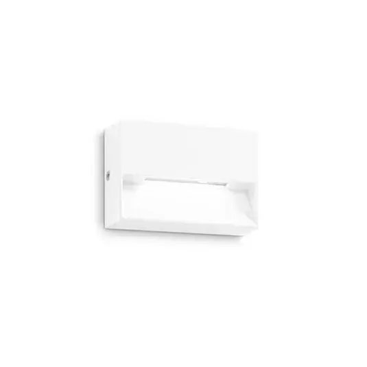 Cenově Výhodný Ideal Lux LED venkovní nástěnné svítidlo Dedra, bílé, 10 x 6,5 cm
