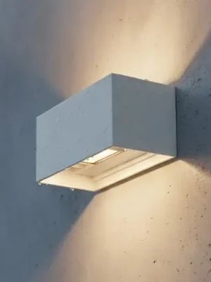 Ideal Lux LED venkovní nástěnné svítidlo Atom, bílé, 20 cm, kovové Odeslání Ihned