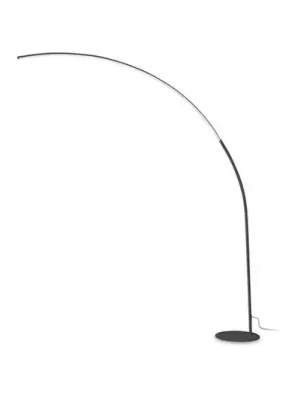 Sezónní Sleva Ideal Lux LED stojací lampa Comet černá, kov, výška 210 cm