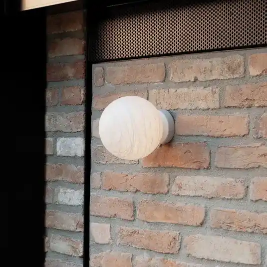 Nástěnné svítidlo Ideal Lux Carta, bílé, plast, Ø 10 cm Nejlepší Volba