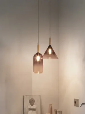 Závěsné svítidlo Ideal Lux Empire Cono, čiré/kouřově šedé sklo Cenová Bomba