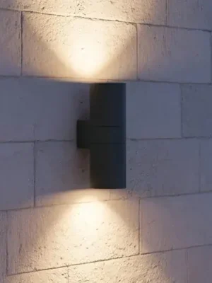 Ihned K Objednání Venkovní nástěnné svítidlo Ideal Lux Gun antracitový hliník, Ø 11 cm,