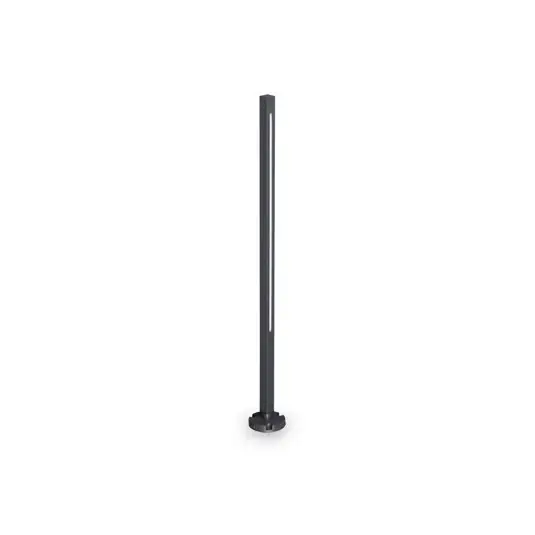 Nová Kolekce Ideal Lux LED světlo na cestu Jedi antracitový kov Výška 80,5 cm