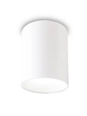 Top Prodej Ideal Lux LED stropní svítidlo Nitro Round white výška 14,2 cm kovové