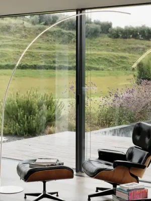 Must-Have Ideal Lux LED stojací lampa Comet, bílá, kov, výška 210 cm