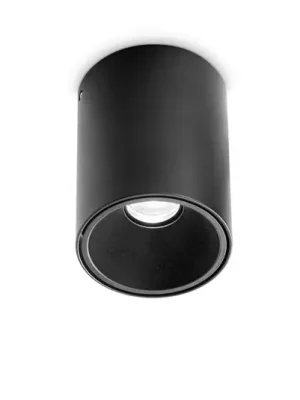Koupit Online Ideal Lux LED stropní svítidlo Nitro Round, černé, výška 14,2 cm