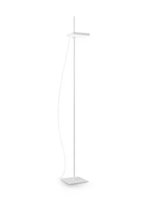 Akční Nabídka Ideal Lux LED stojací lampa Lift, bílá, kov, výška 180 cm