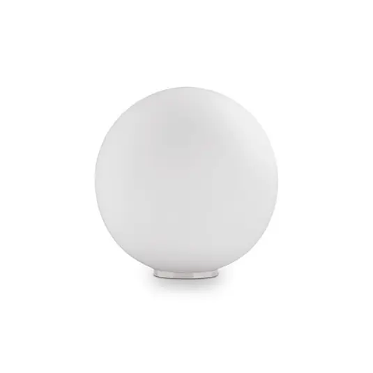 Ideal Lux Mapa stolní lampa, Ø 10 cm, opálové sklo, bílá, globus Aktuální